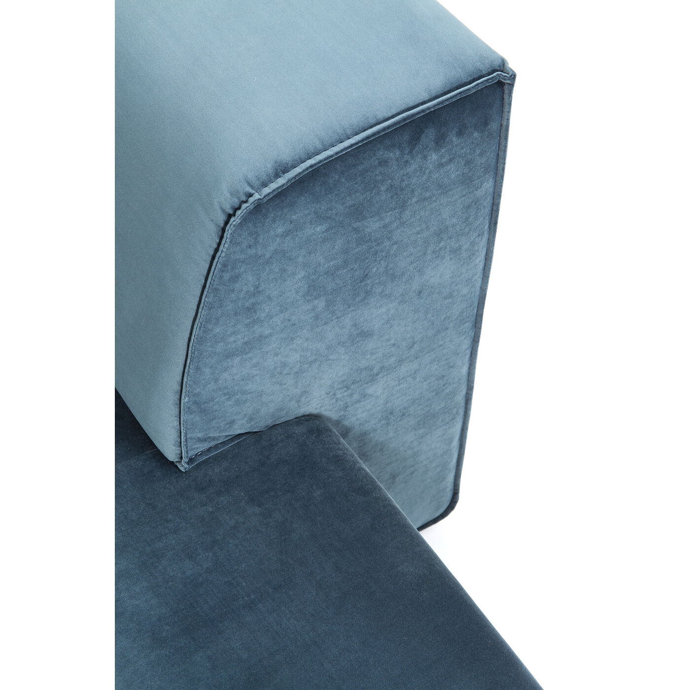 Диван угловой правосторонний Infinity Velvet Ocean Right KARE 83647