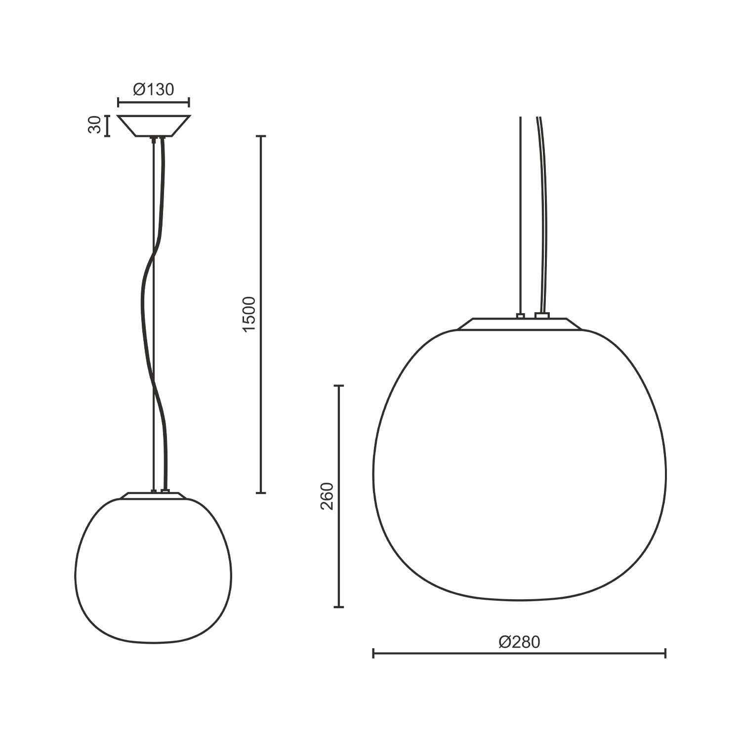 Подвесной светодиодный светильник Ledron 8718/D-WHITE