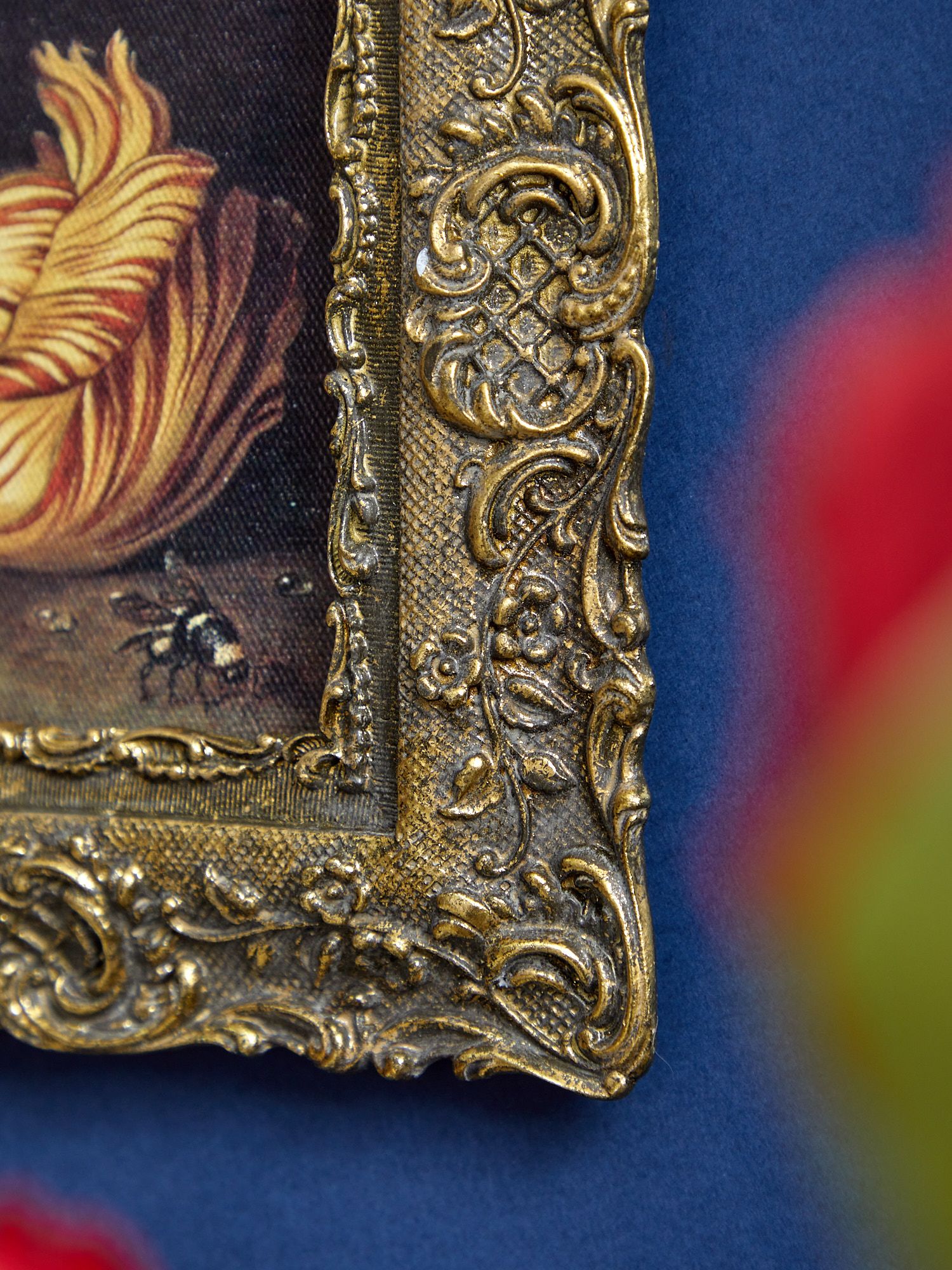 Картина в раме Цветы, масло, под старину Glasar 28-409