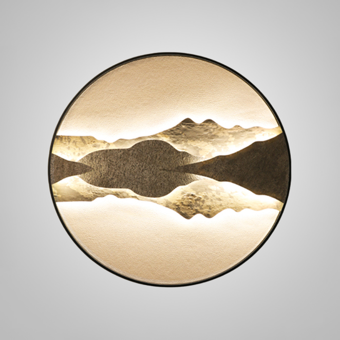 Настенный светильник DAWN B A D80 Black by ImperiumLoft