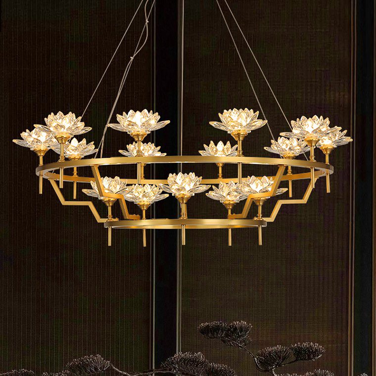 Подвесная люстра LOTOS D80 12 lamps by ImperiumLoft