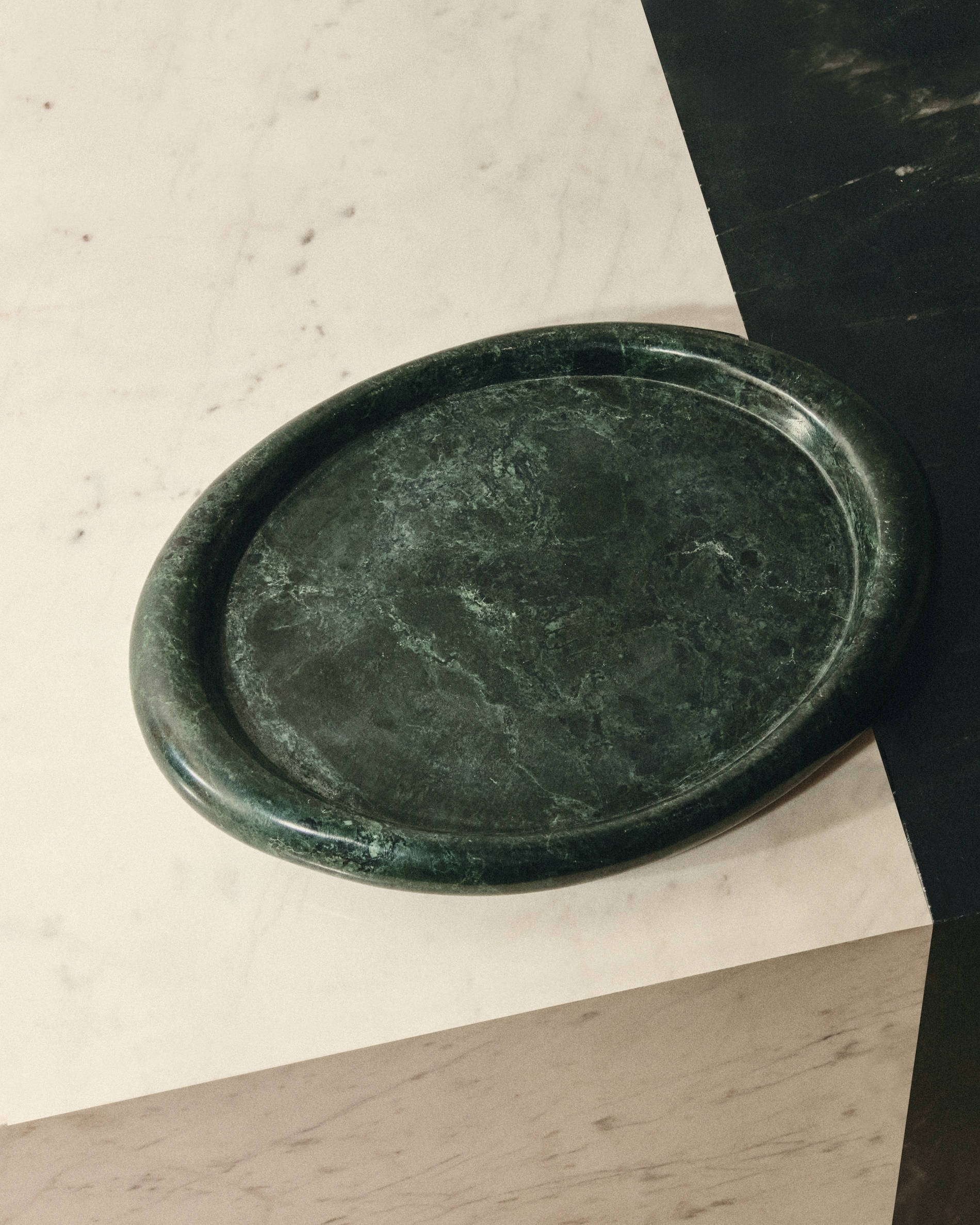 Поднос Lenorel из зеленого мрамора 30 x 23 см La Forma 436980