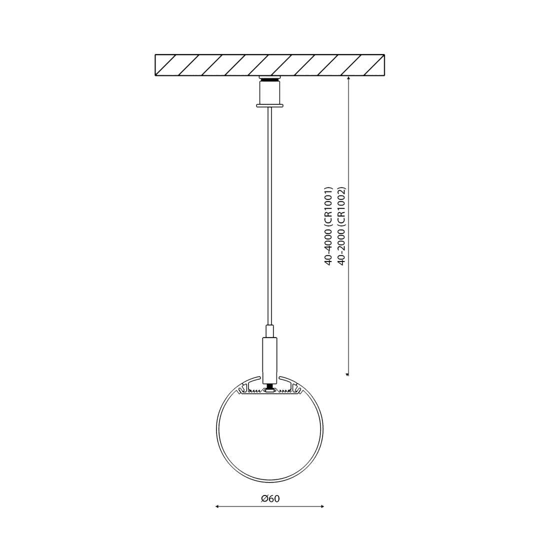 Профиль алюминиевый DesignLed LT.60