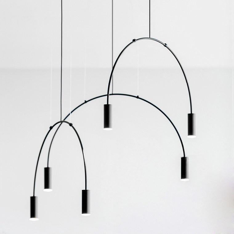 Подвесная люстра Volta Studio Black 3 by ImperiumLoft