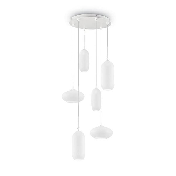 Подвесной светильник Ideal Lux YOGA SP6 BIANCO 173016