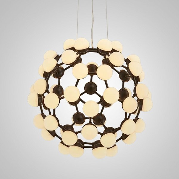 Подвесная люстра MESH D75 Black by ImperiumLoft