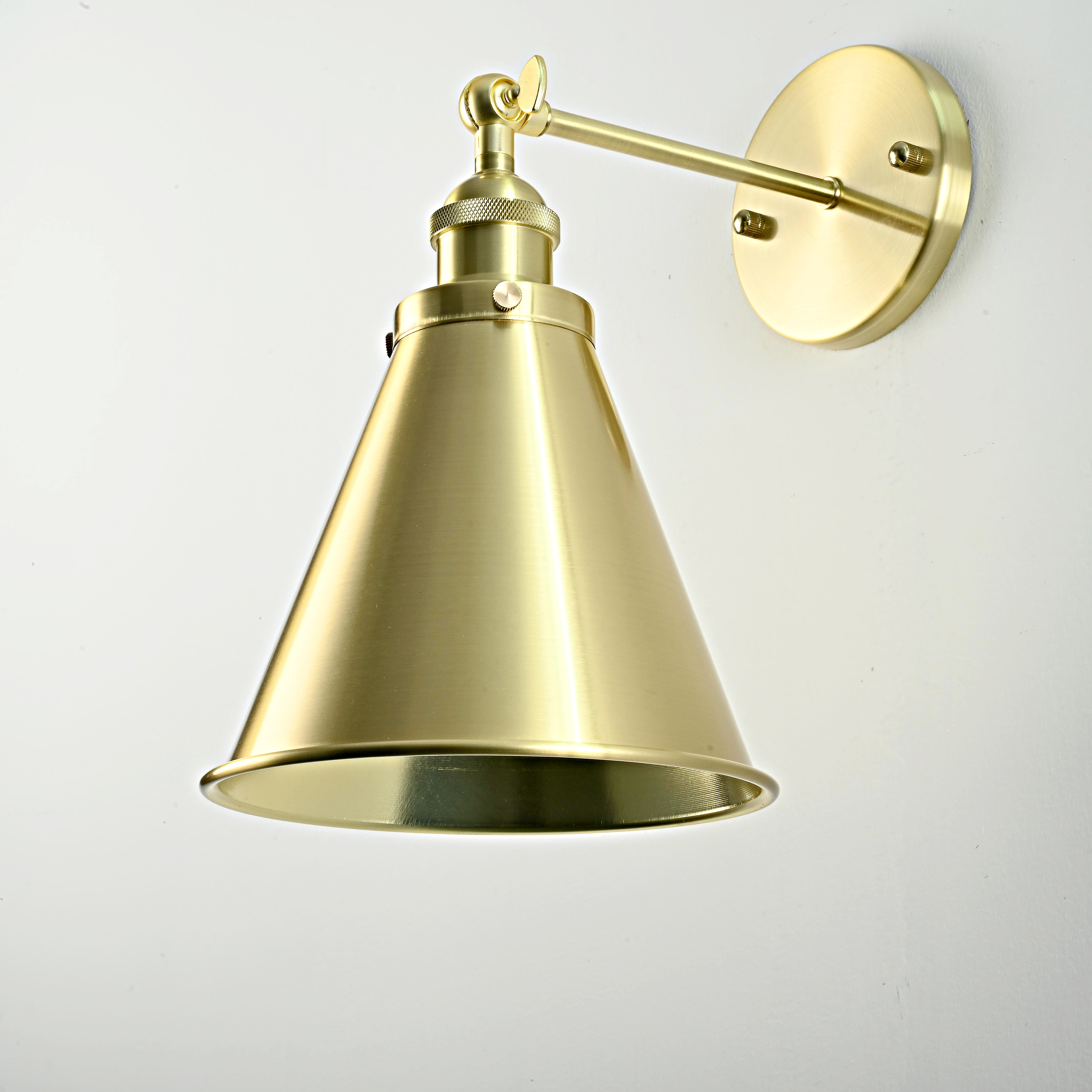 Бра Cone 20Th C.factory Filament Gold Ii By Imperiumloft