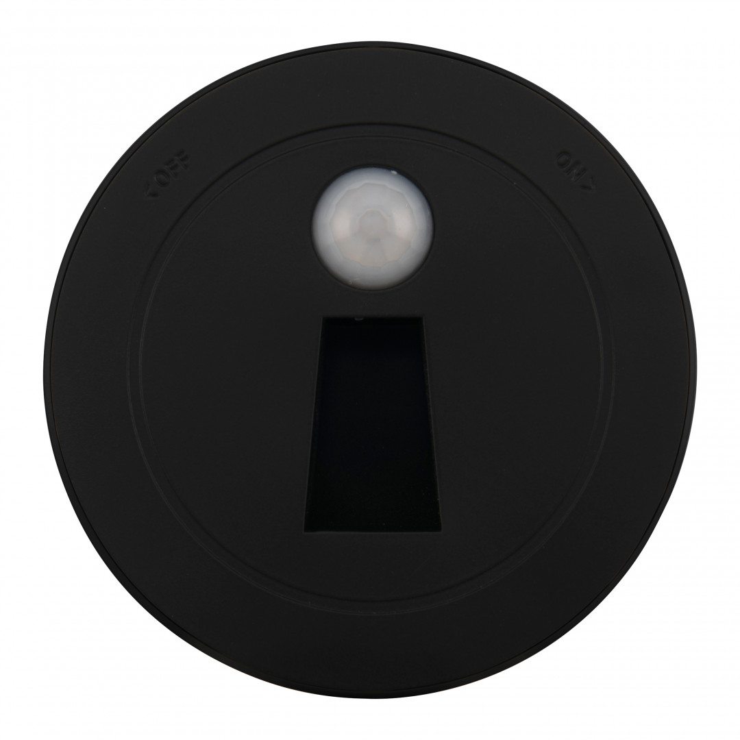 Трековый светильник с датчиком движения, 2.2W 250V 397953TLS/LWS Black