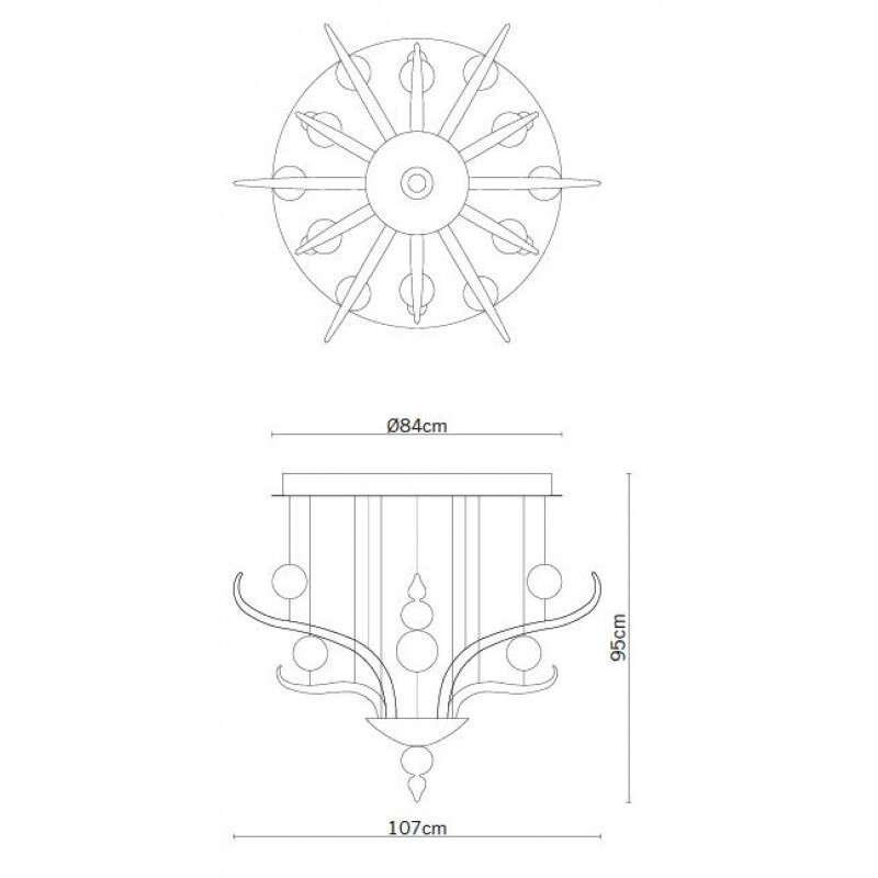 Подвесной светильник Fabbian Spirito di Venezia F10 A03 01