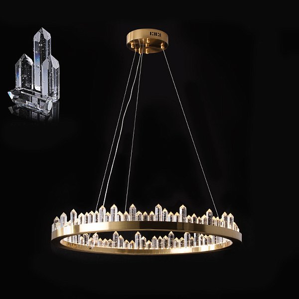 Подвесная люстра QUARTZ LUX B D80 by ImperiumLoft