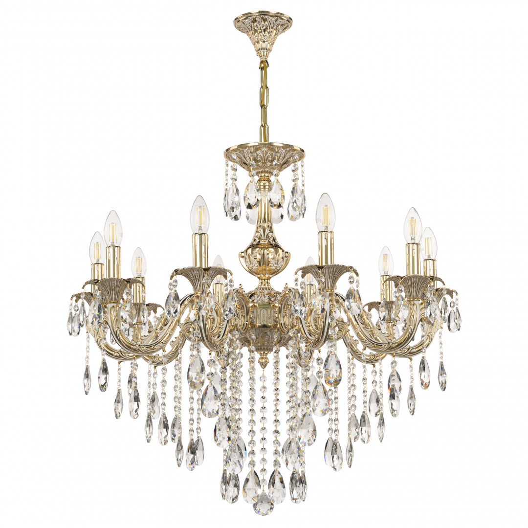 Люстра с хрустальными подвесками AL79101/10/250 B GW Bohemia Ivele Crystal