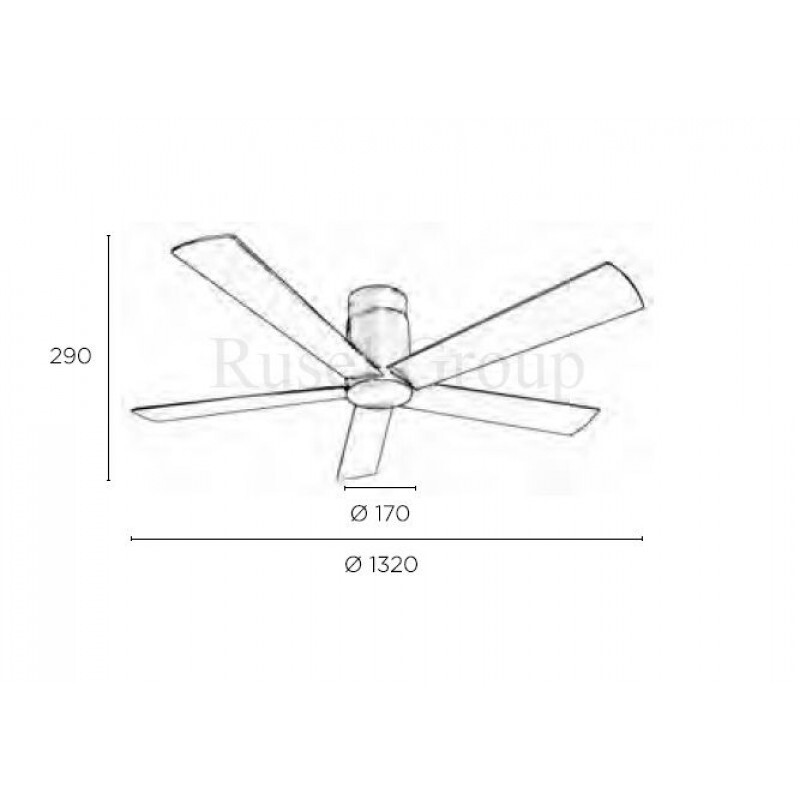 Потолочный вентилятор Leds C4 RODAS