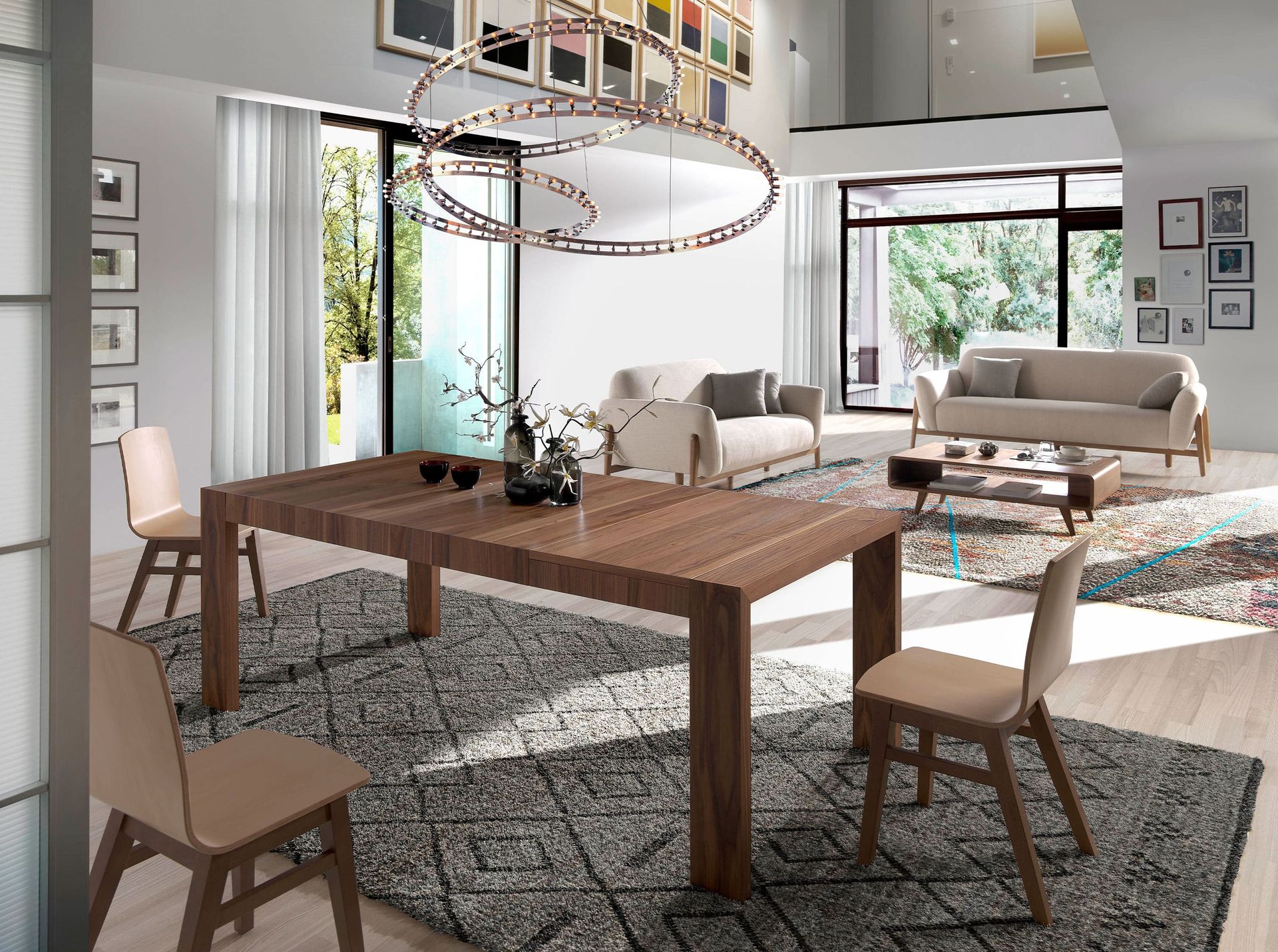 Стол обеденный раскладной GOB-N5303 /1012 Angel Cerda