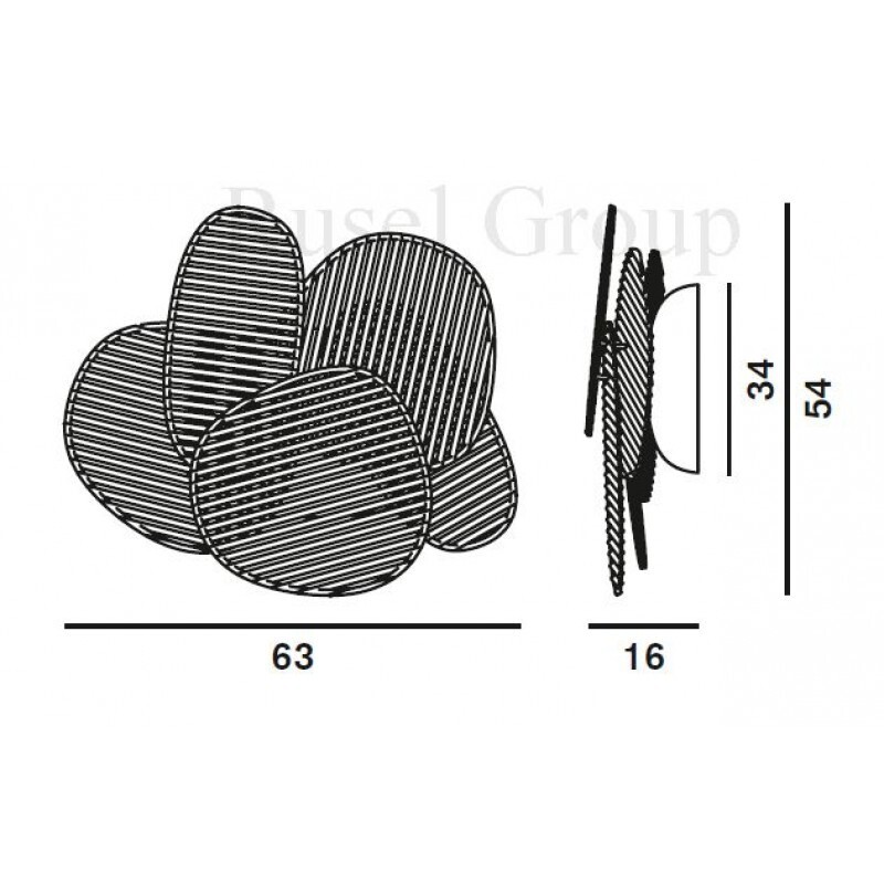 Настенно-потолочный светильник Foscarini Nuage parete/soffitto
