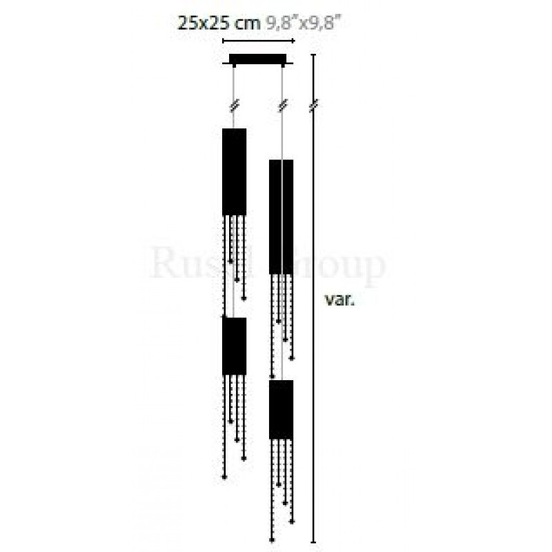 Подвесной светильник ILFARI SEXY CRYSTALS H4