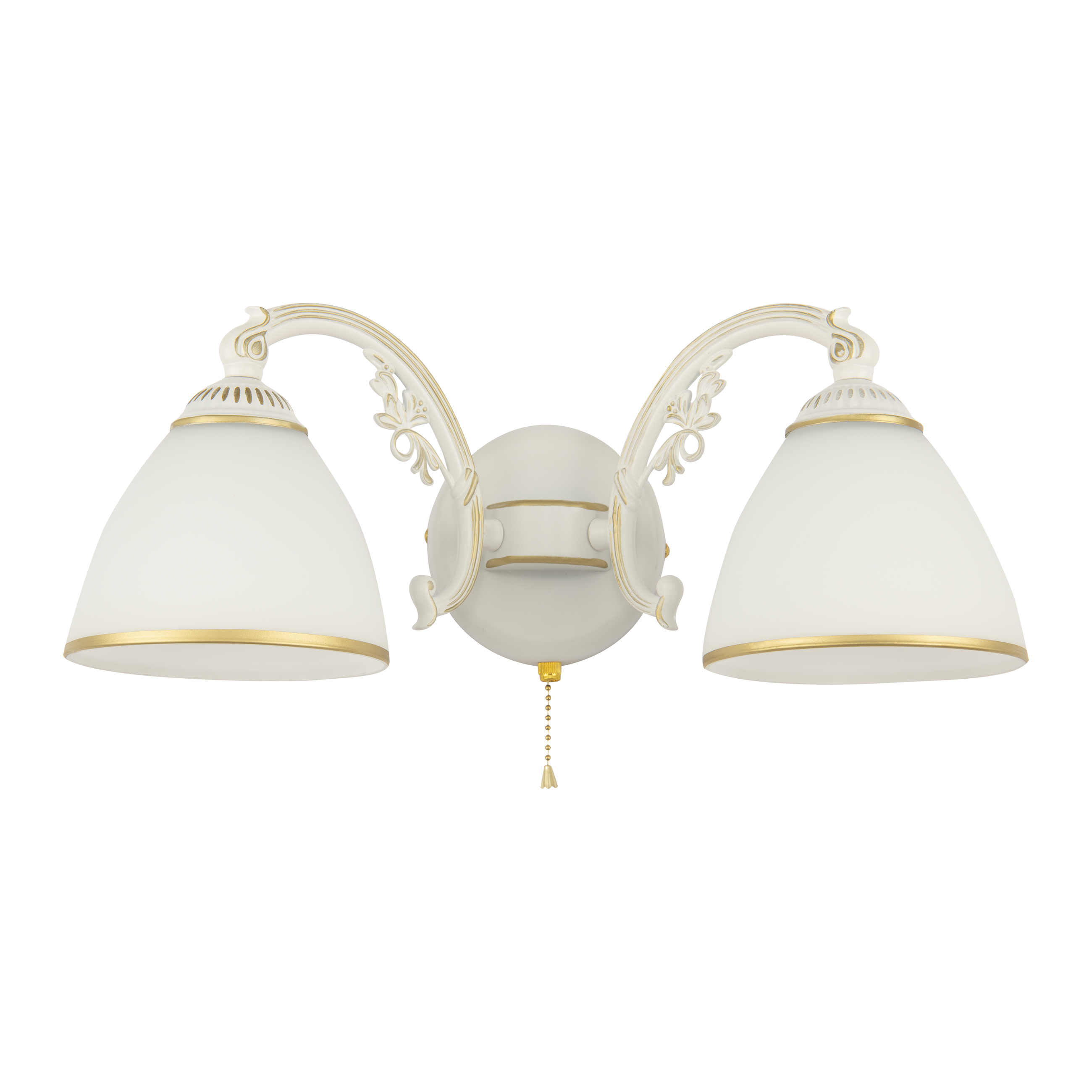 Бра с плафонами 341837/2W WT+G Arte Milano