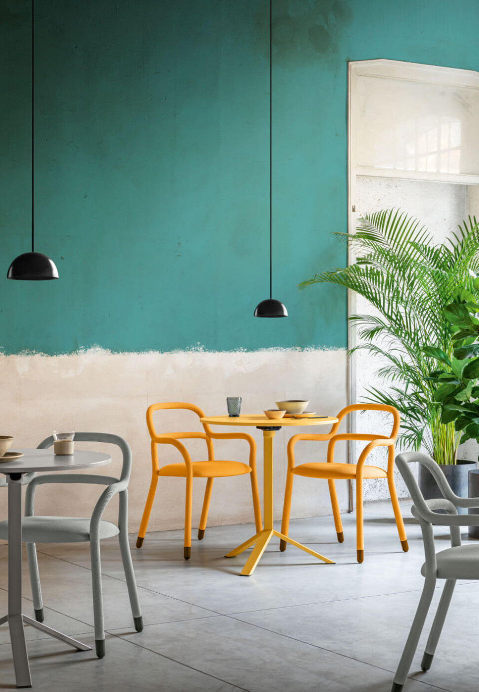 Стул Midj Pippi P R_TS dust grey S1950PT