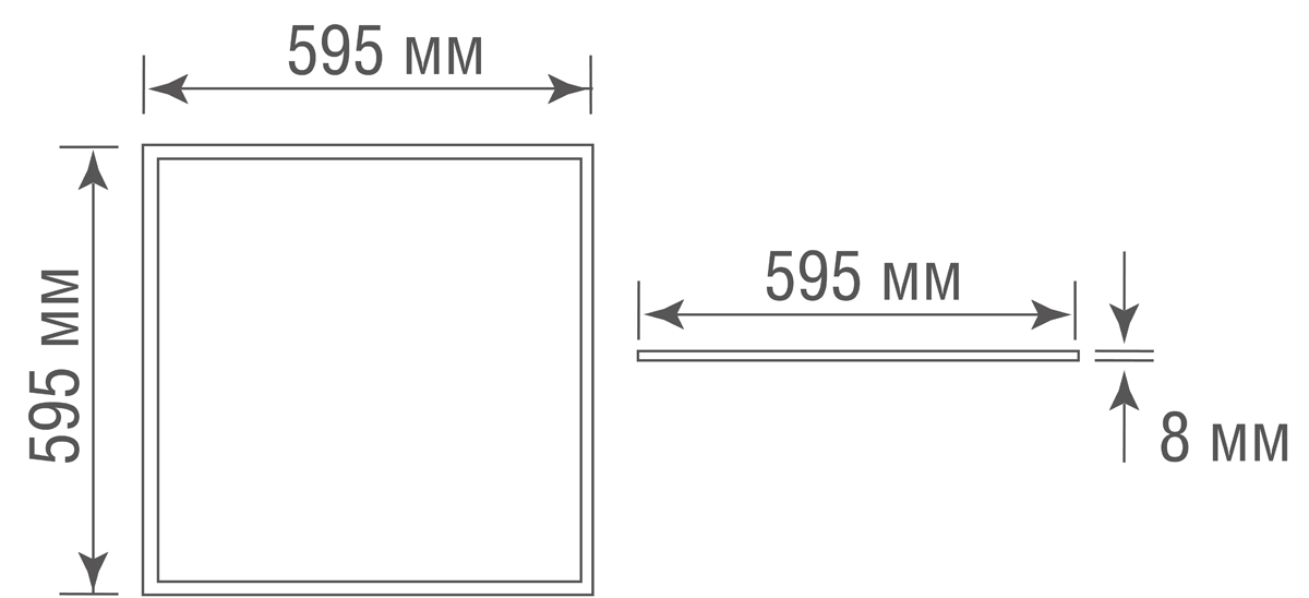 Светодиодная панель Donolux DL18013NW1YG
