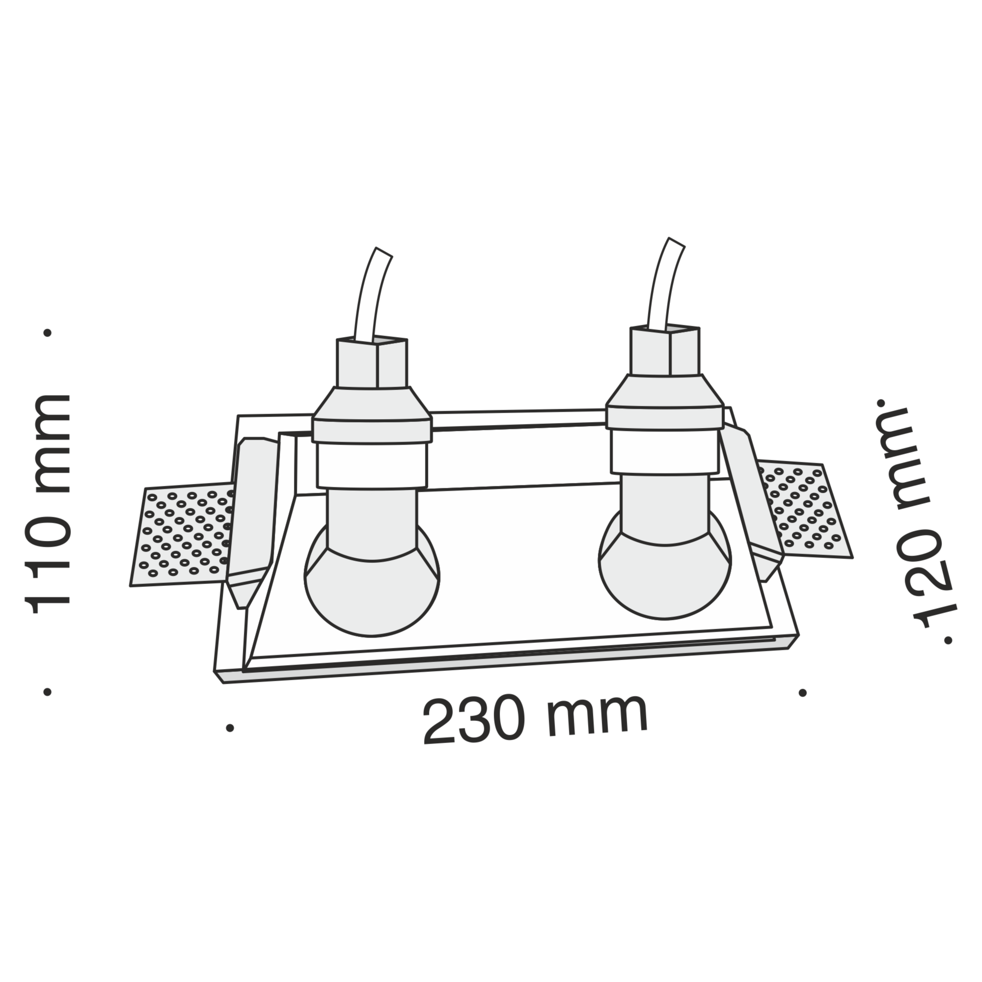 Встраиваемый светильник Maytoni DL002-1-02-W