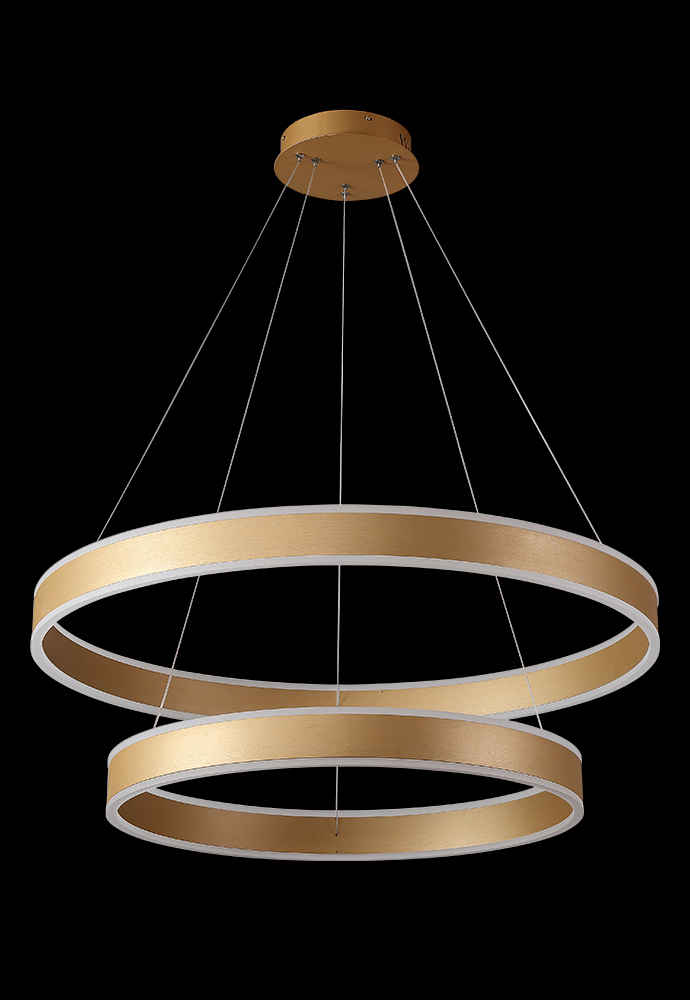 Люстра Crystal Lux MUCHOS SP123W LED D600+800 GOLD