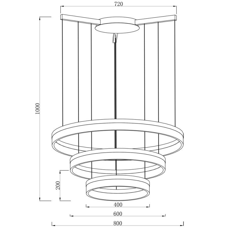 Подвесной светильник Arte Lamp A2504SP-3WH