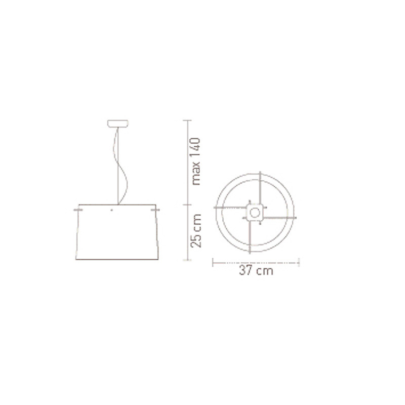 Подвесной светильник Slamp Woody Blue