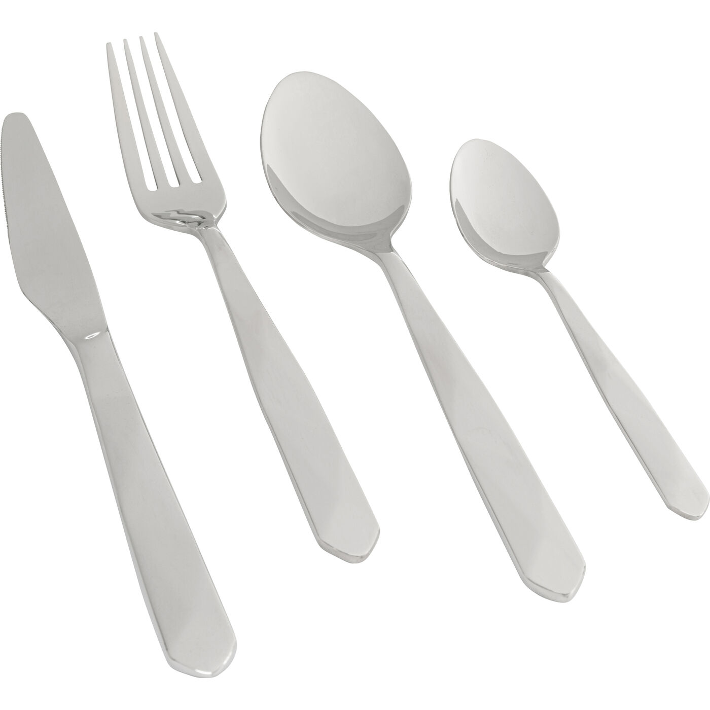 Набор столовых приборов Arista Silver (16/part) KARE 58215