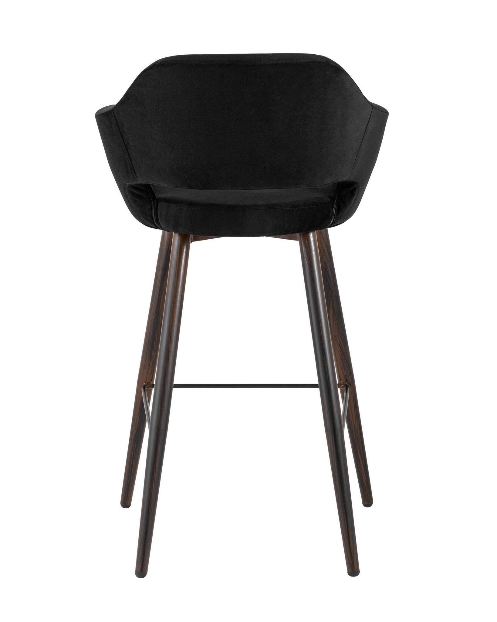 Стул барный Саймон велюр черный Stool Group