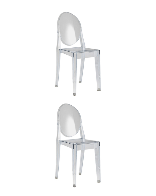 Стул Victoria Ghost NEW прозрачный 2 шт. Stool Group