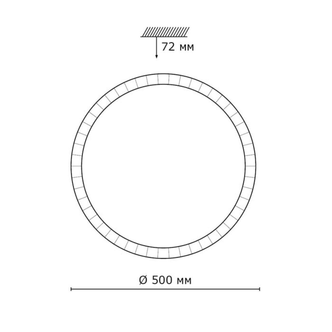 Настенно-потолочный светильник Sonex 2036/EL