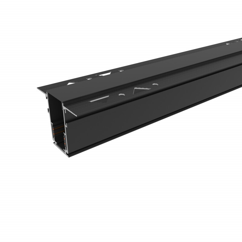Шинопровод Elektrostandard Slim Magnetic Шинопровод встраиваемый (черный) (2м) 85087/00