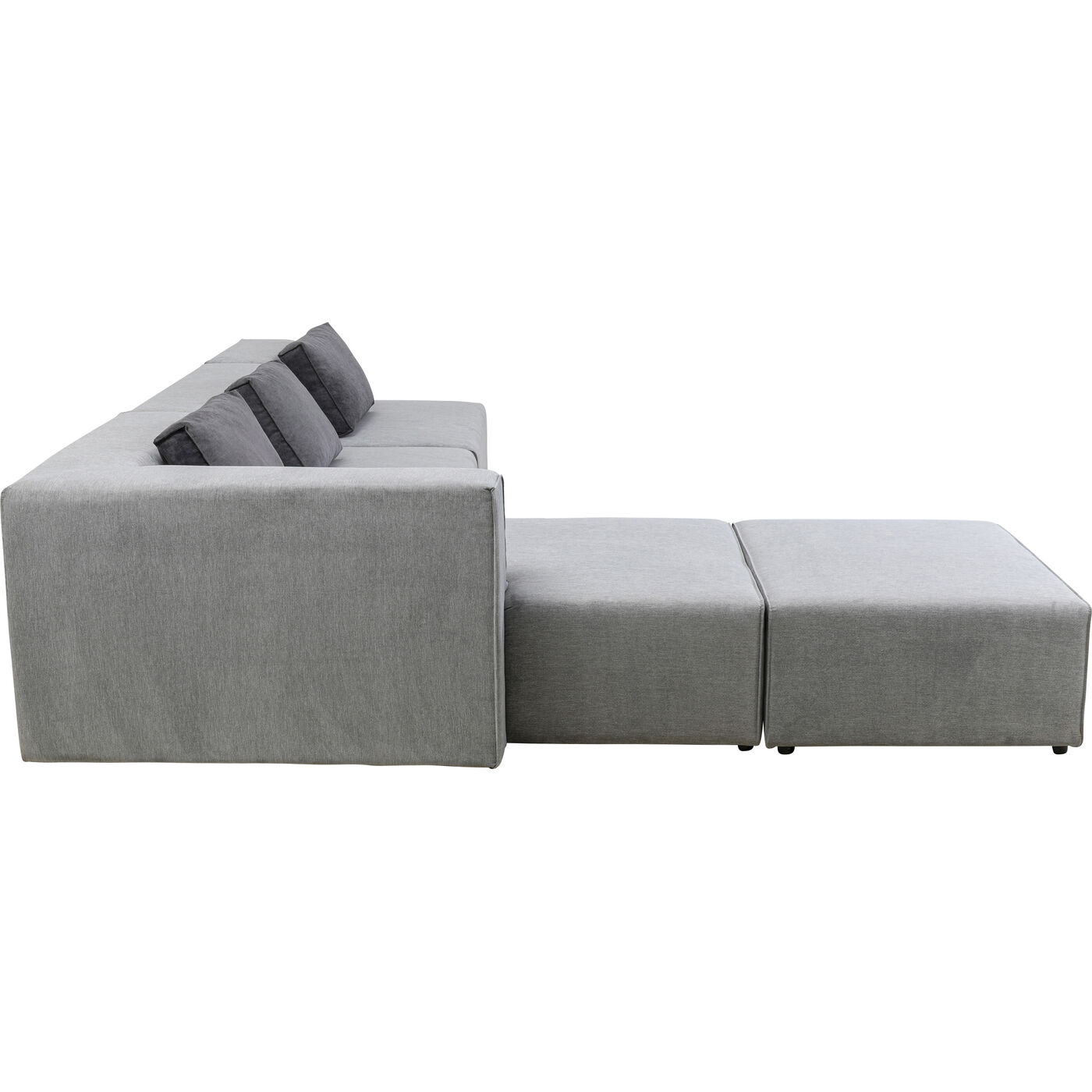 Диван угловой левосторонний Infinity Atlanta Grey Left KARE 86586