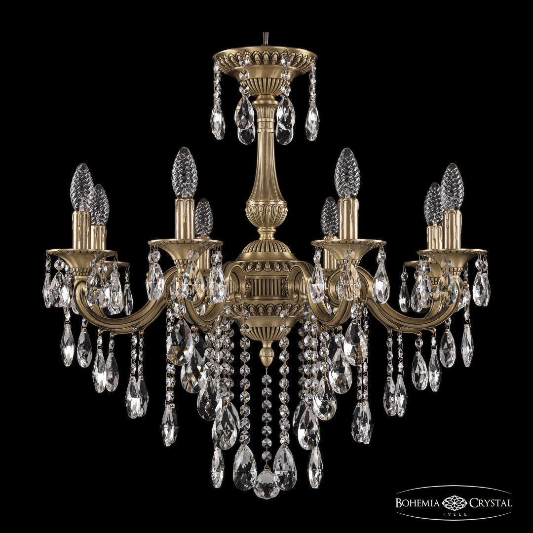 Люстра бронзовая с хрусталём 73101/8/210 B FP