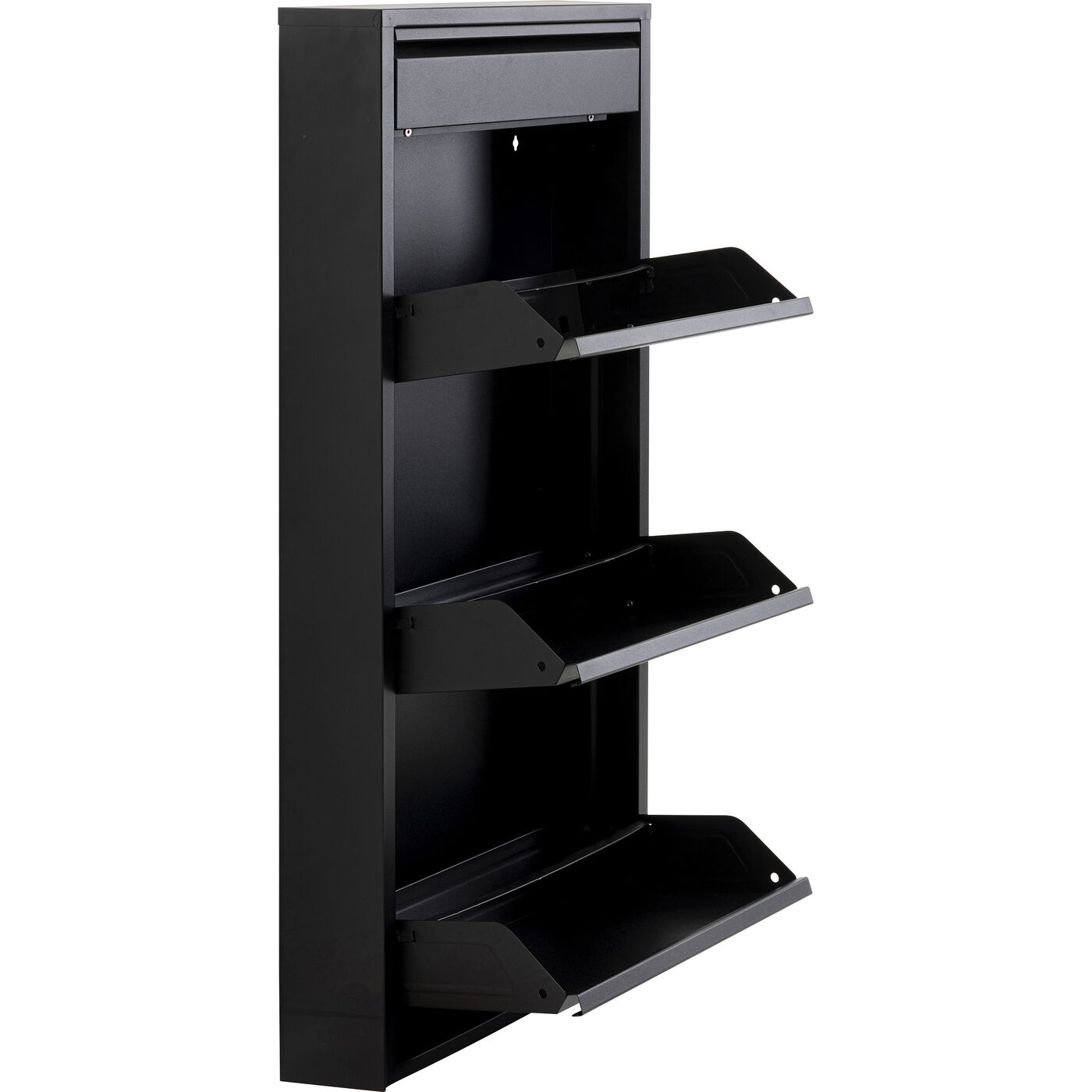 Обувница Caruso 3 Plus 1 Black (MO) KARE 70636