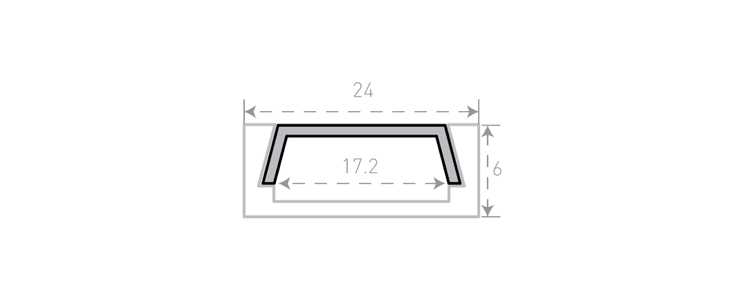 Профиль алюминиевый SWG SF-2006