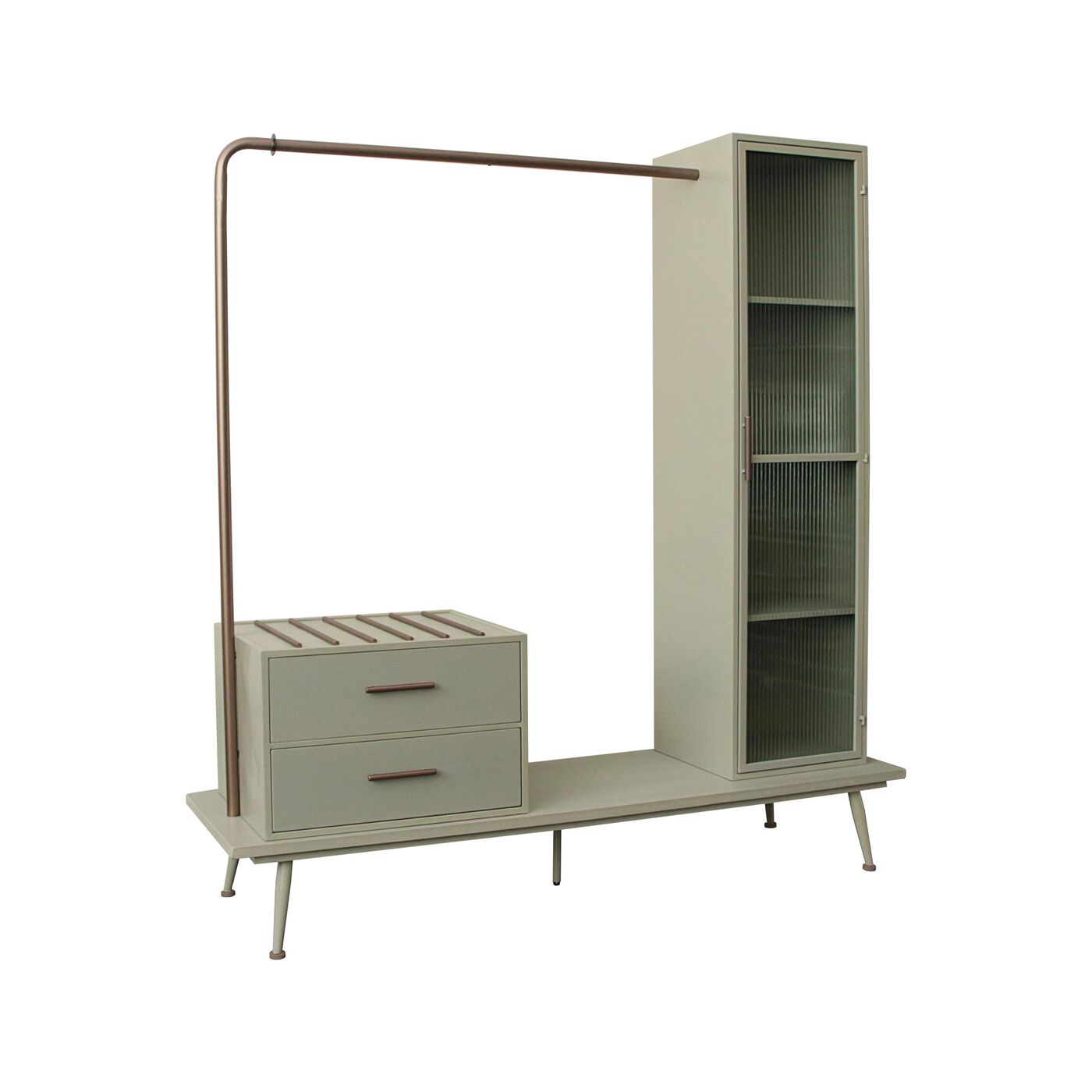 Гардероб Cabinet La Gomera Greige 170x180cm KARE 71277