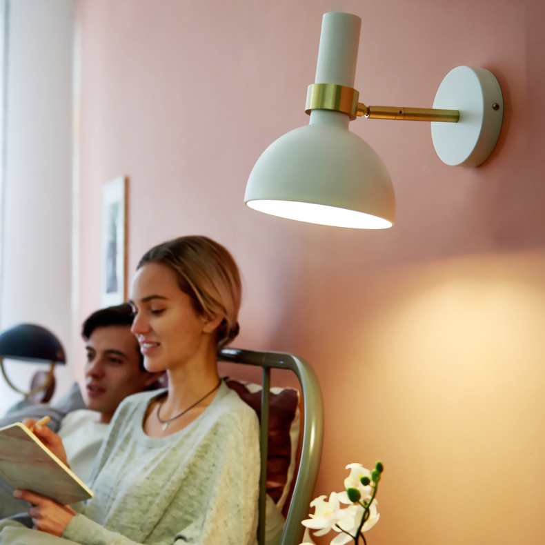 Настенный светильник LARRY Wall 1L White by ImperiumLoft