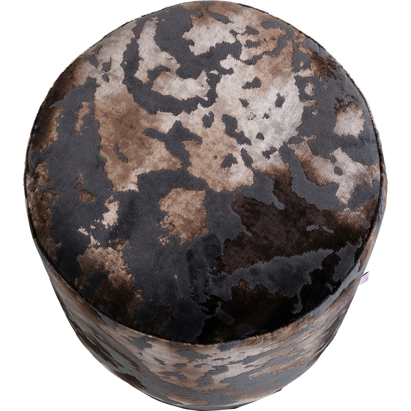 Пуф Cherry Astoria Grey Black Ø36cm Limited KARE 46255