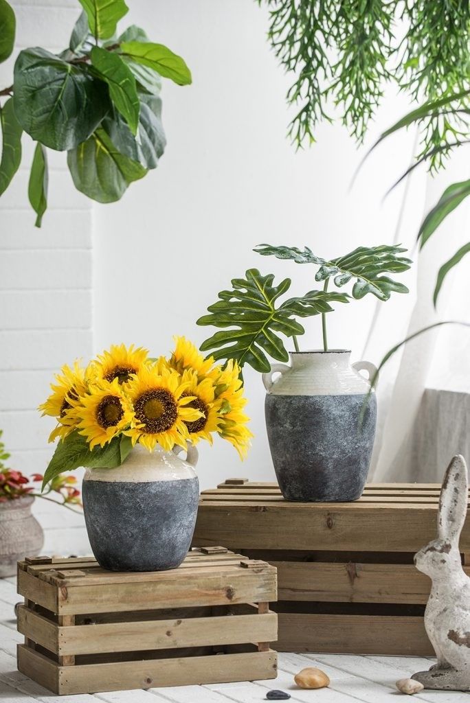 Ваза с ручками Glasar 60698