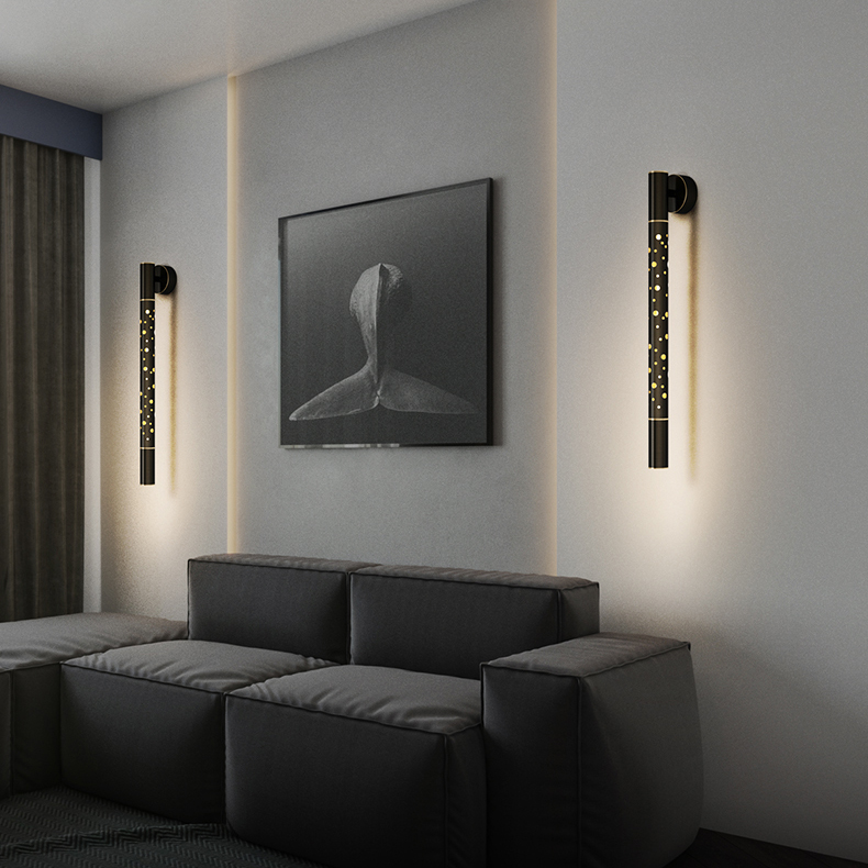 Настенный светильник ALEKSA WALL H80 Brass by ImperiumLoft