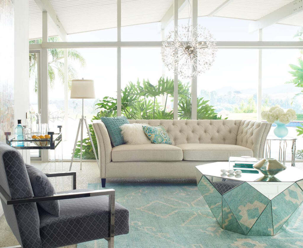 Зеркальный кофейный стол Нокс Louvre Home LHT109