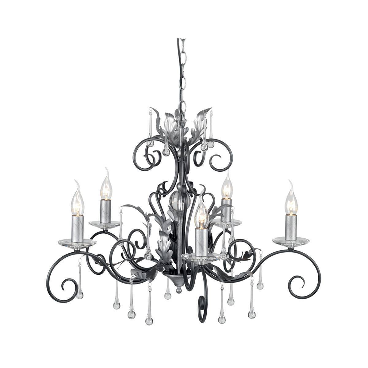 Люстра Elstead AML5 BLK/SILVER