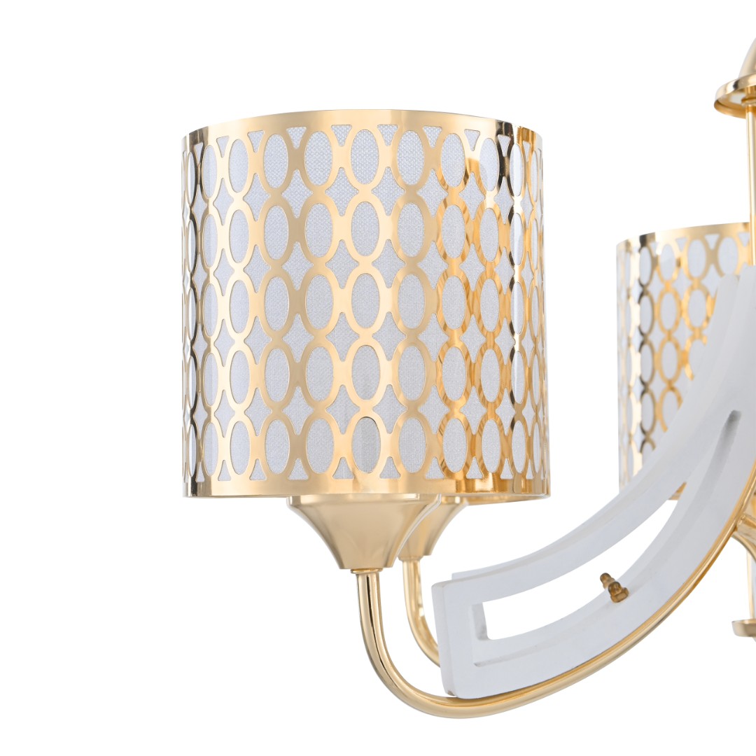 Люстра подвесная с плафонами 303387/5 Wh/Gd Arte Milano