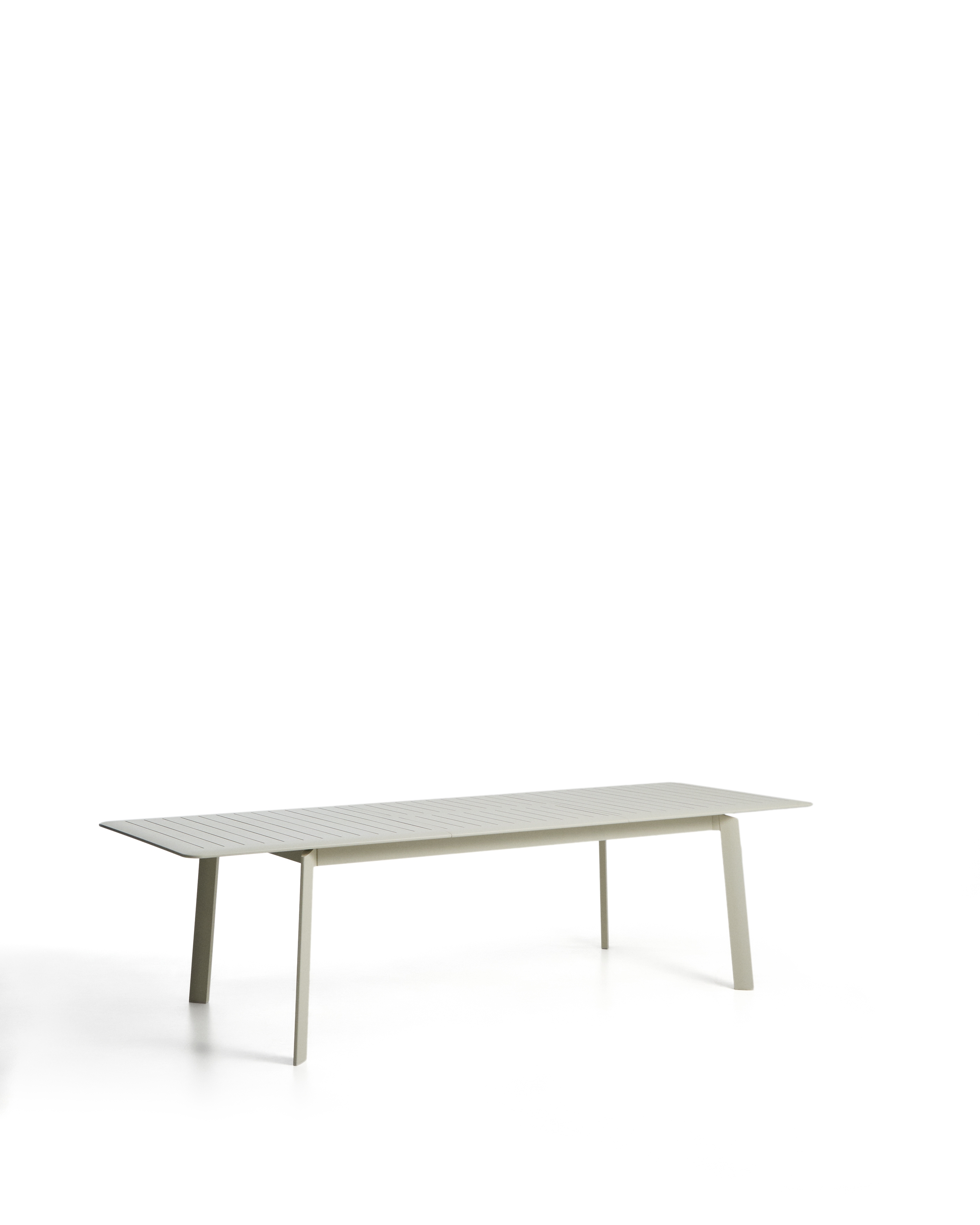 Раздвижной уличный стол Brela из алюминия цвета экрю 205(287) x 100 см La Forma 482584