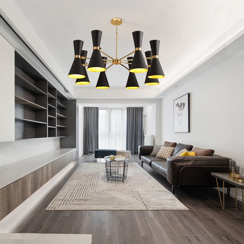 Подвесная люстра BARBELL-X 8 Белый by ImperiumLoft