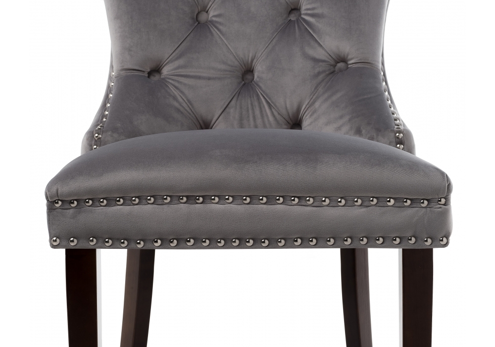 Стул деревянный Woodville Lester серый 1927