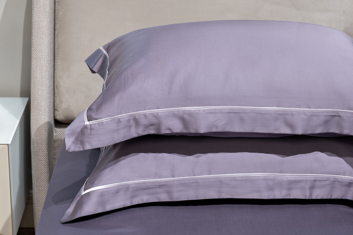 Комплект из 2х наволочек "Сопрано" 70х70см сиреневый Garda Decor 107TD-D28DG-NAV SOPR SIR