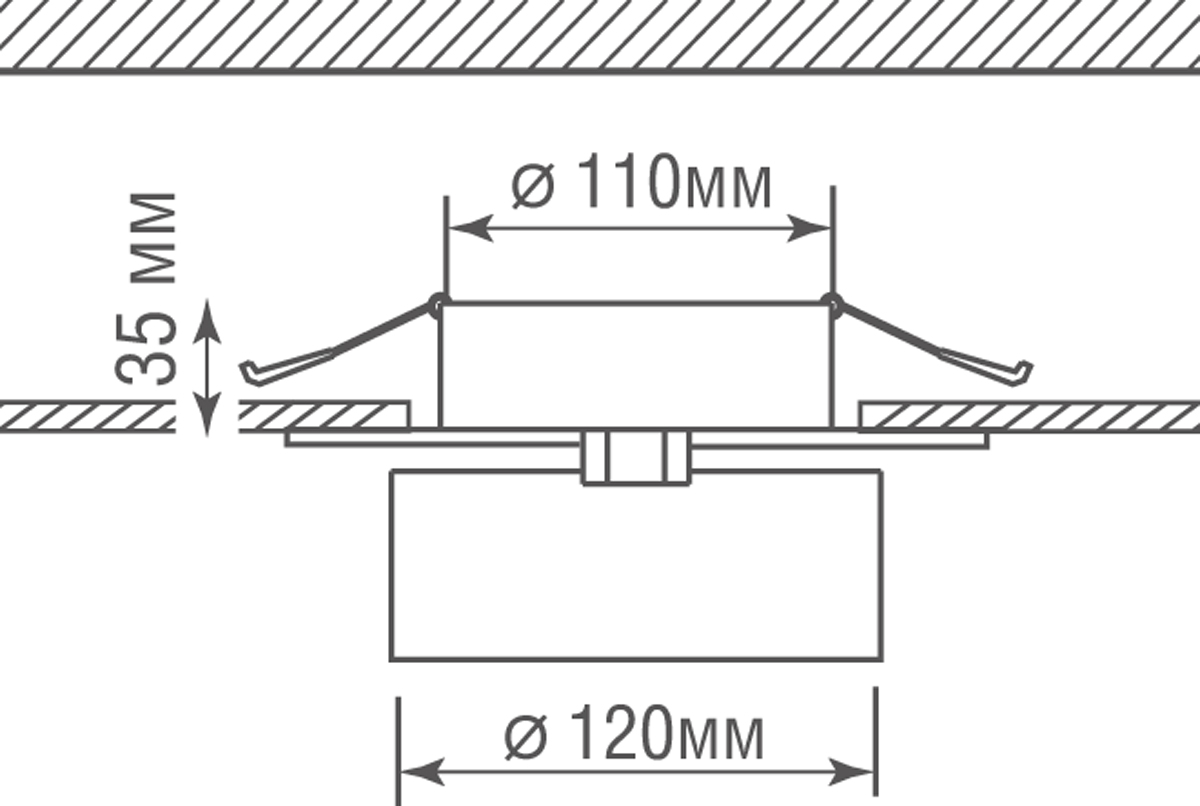 Встраиваемый поворотный светодиодный светильник Donolux DL18959R18W1B
