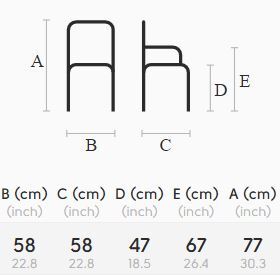 Стул Midj Sonny PB L TS_R S1521PW_R