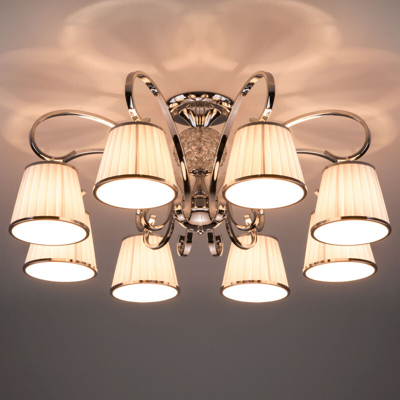 Накладная люстра Eurosvet 60088/8 хром